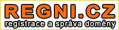 Regni.cz - registrace a správa domény